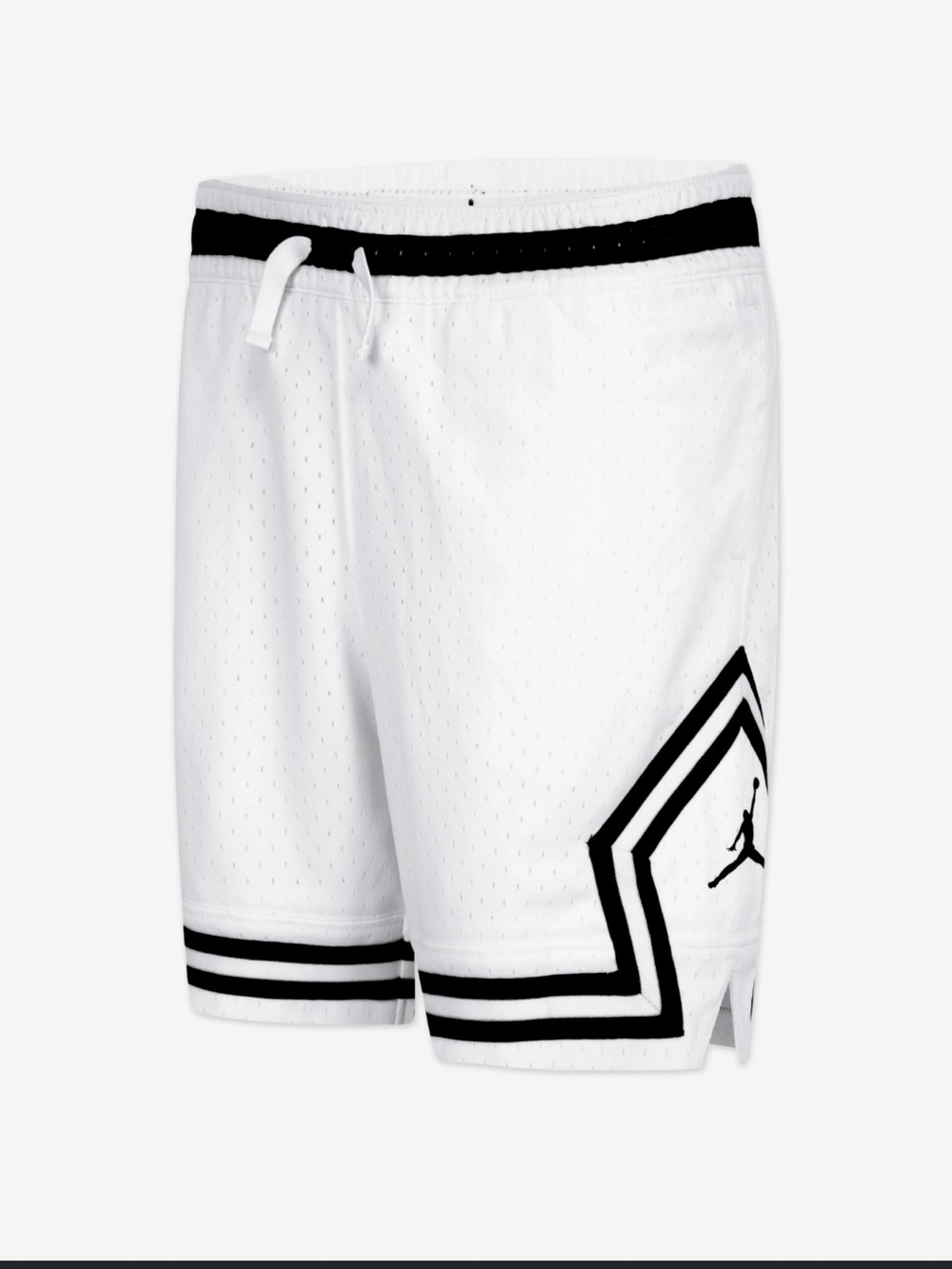 Nike Air Jordan Men's Diamond Dri-FIT Basketball Shorts White Black Size L